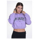Target Γυναικείο φούτερ Loose Cropped Hoodie Fleece "Los Angeles"